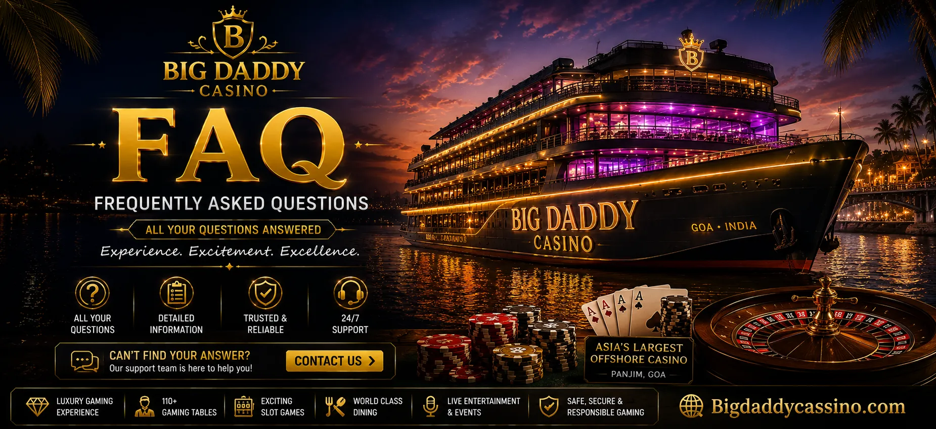 Big Daddy Casino FAQs