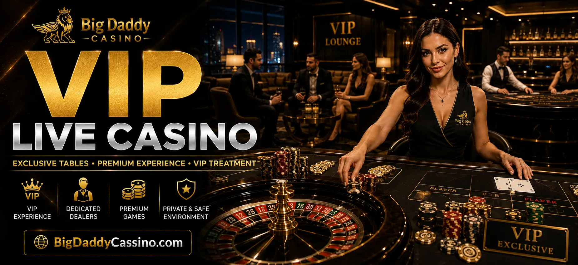 VIP Live Casino at Big Daddy Casino