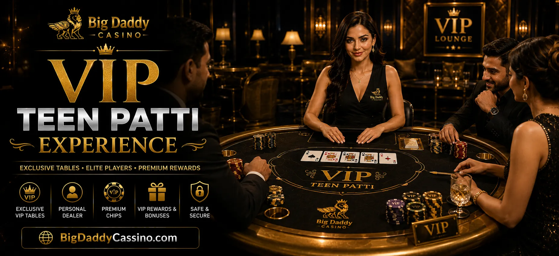VIP Teen Patti Experience – Exclusive Tables at Big Daddy Casino
